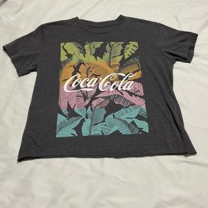 Cropped “vintage coca cola shirt (worn once)